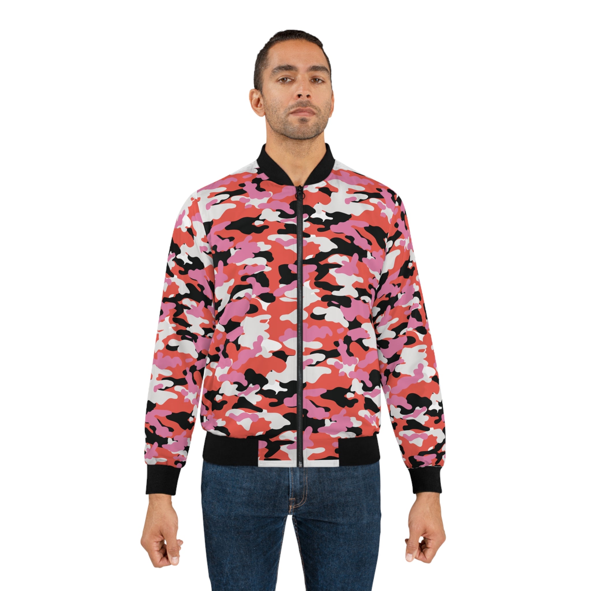 Tÿsmp Pink Camo Bomber Jacket