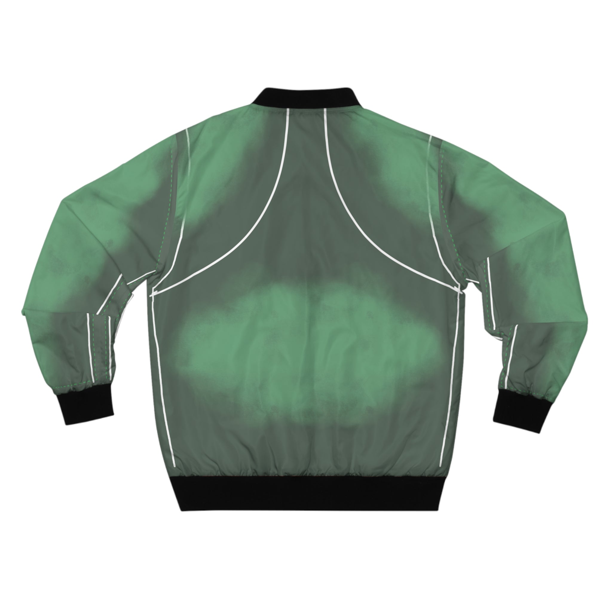 Tÿsmp Green Aurora Bomber Jacket