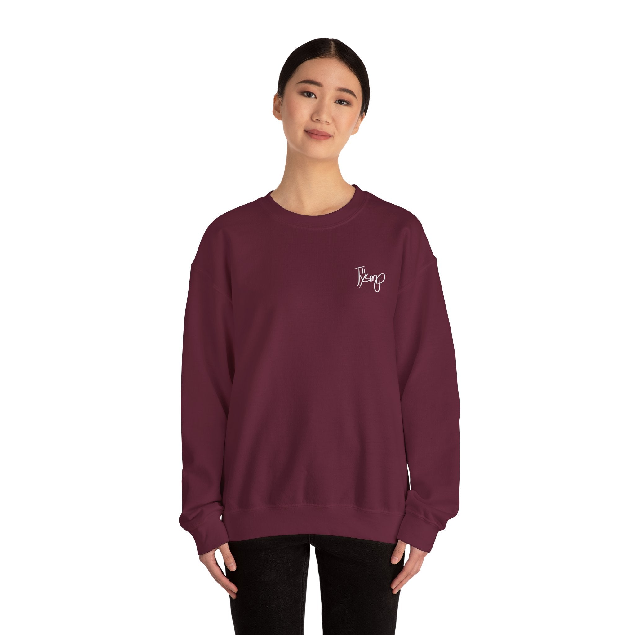 Tysmp Basic Sweater Maroon
