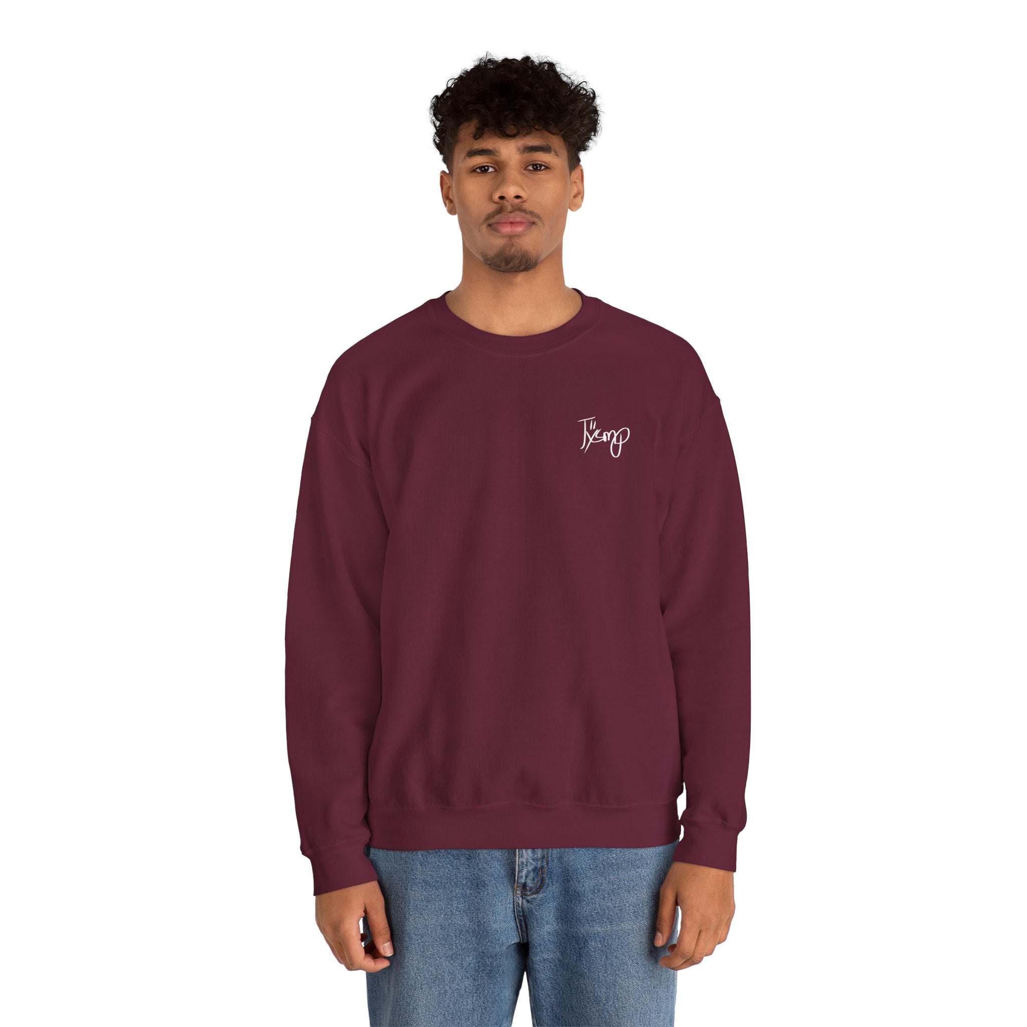Tysmp Basic Sweater Maroon
