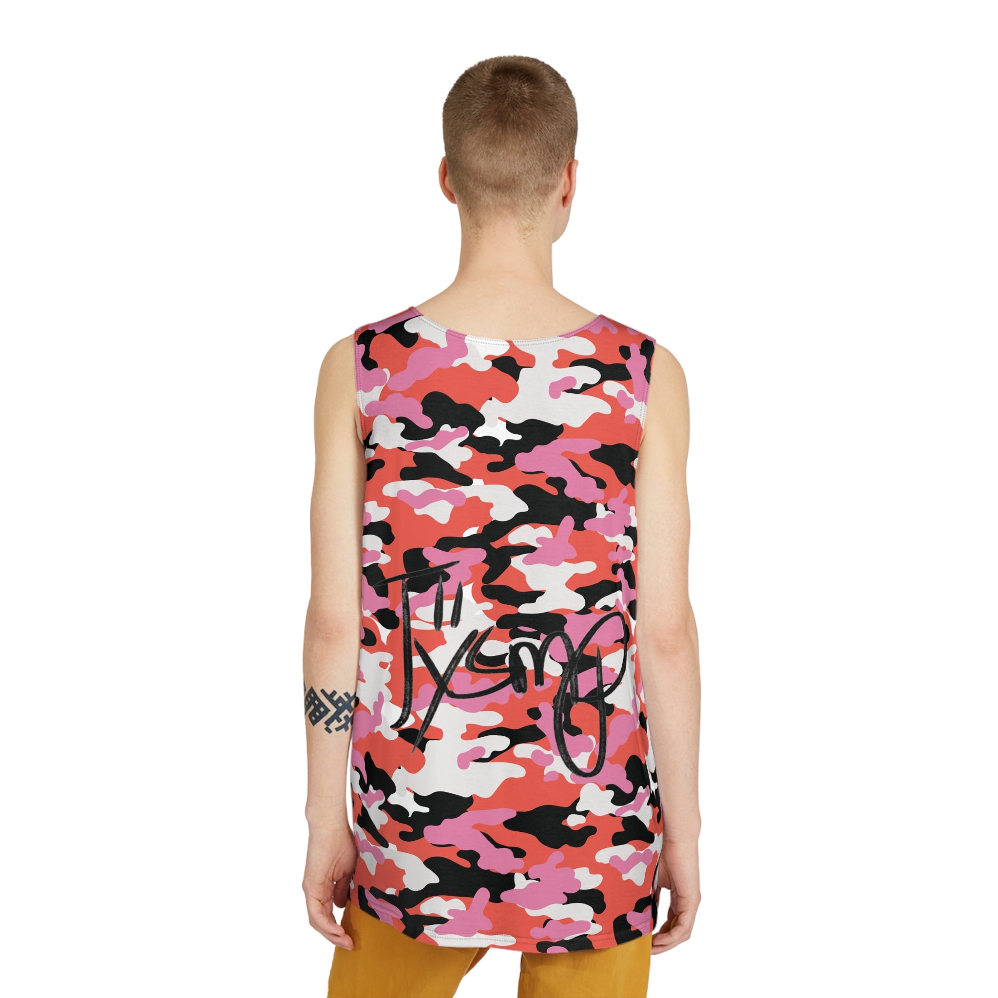 Tÿsmp Pink Camo Men Tank Top