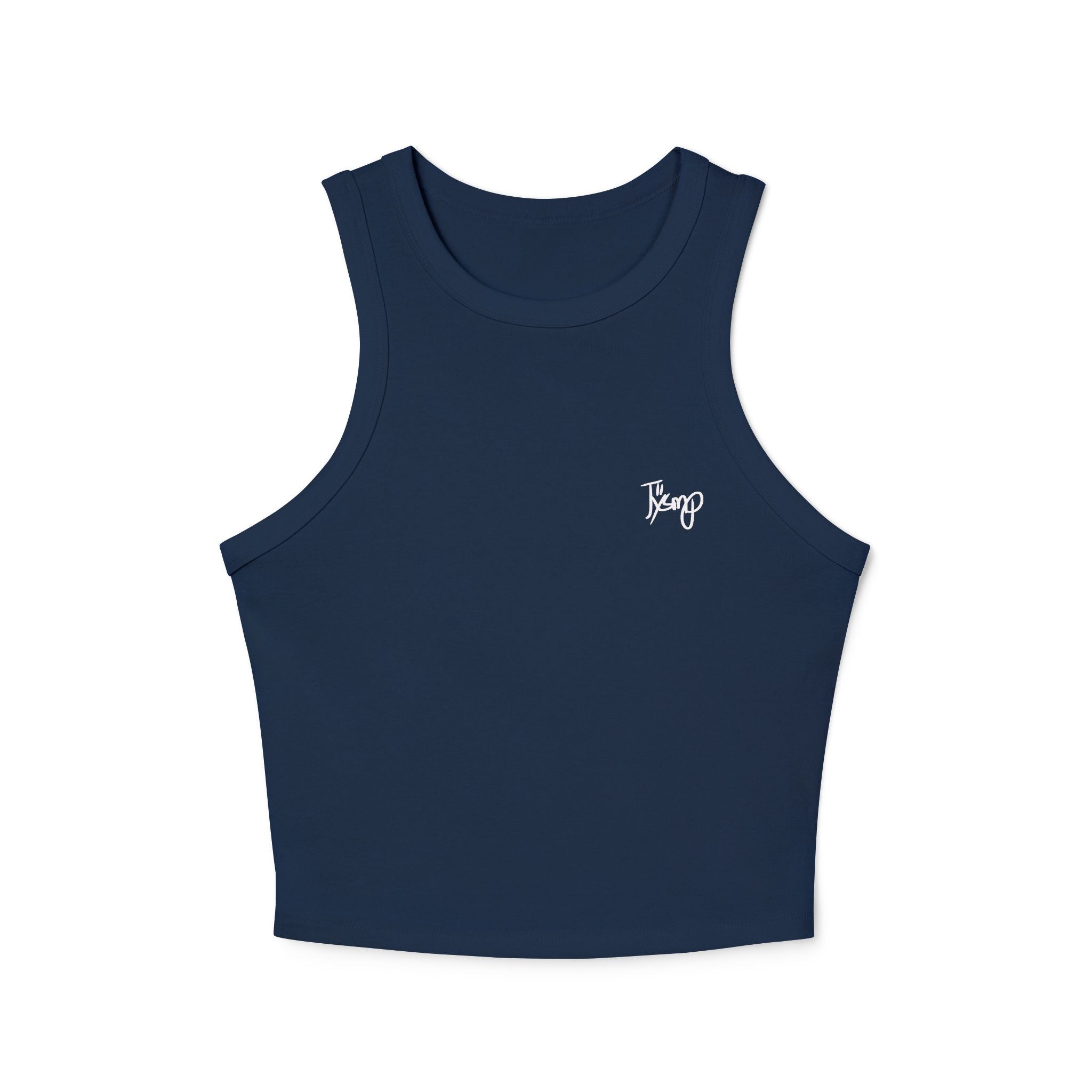 Tÿsmp Womans Tank-Top Navy Blue