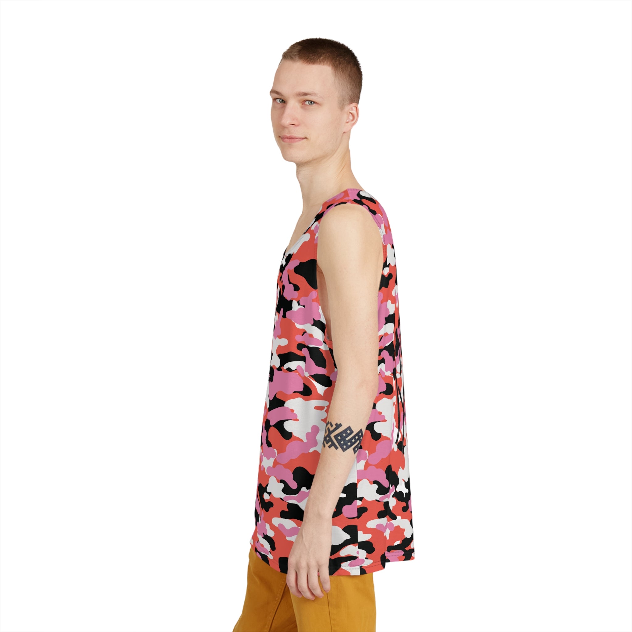 Tÿsmp Pink Camo Men Tank Top