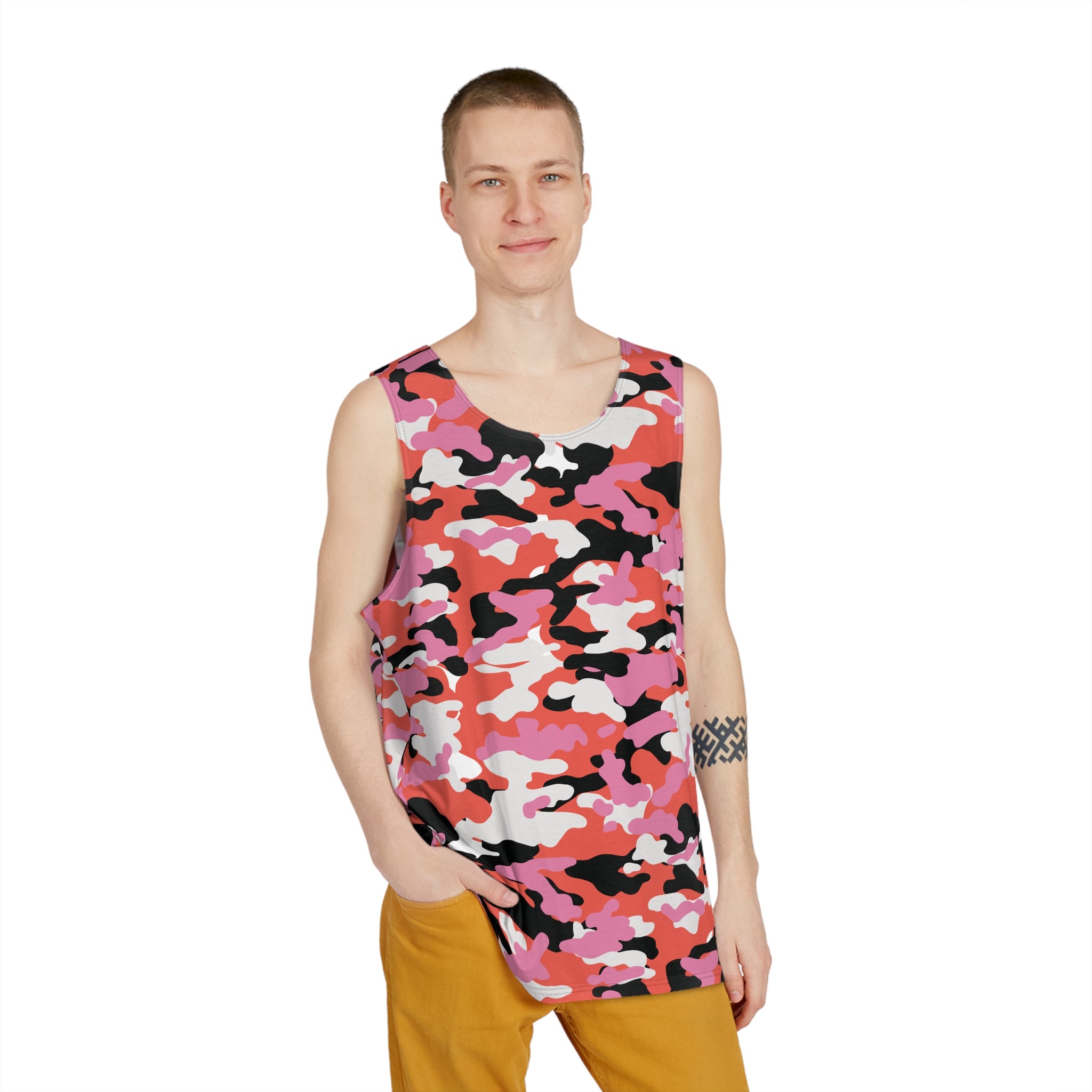 Tÿsmp Pink Camo Men Tank Top