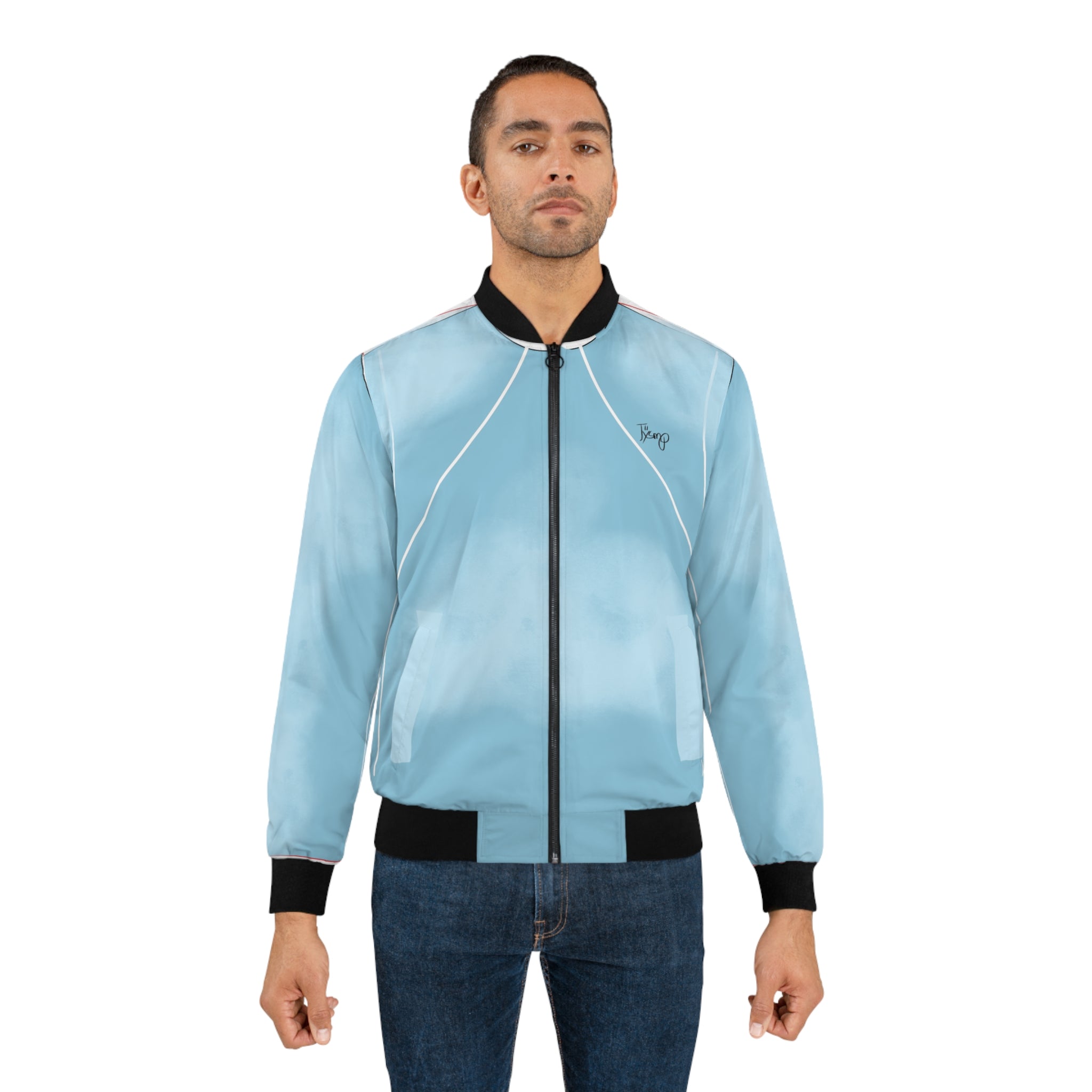 Tÿsmp Sky Blue Bomber Jacket